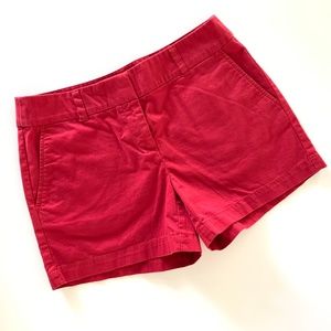 LOFT Red Chino 4" Shorts - EUC - Sz 4